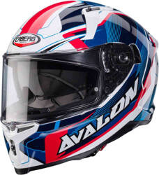Kask CABERG Avalon X Optic white blue red