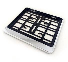 Ramka tablicy rejestracyjnej - chrom