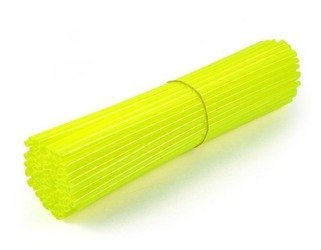 Nakładki na szprychy ACCEL żółty fluo