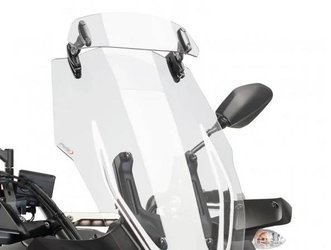 Regulowany deflektor PUIG do szyb i owiewek 27,7x10 cm (clip-on)