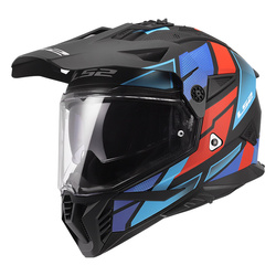 Kask LS2 MX702 Pioneer II BLOCK Black blue red