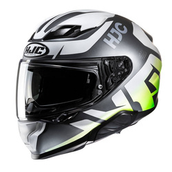 Kask HJC F71 Bard black grey + interkom  komunikacja MESH