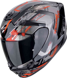 Kask SCORPION EXO-391 Clutter black red