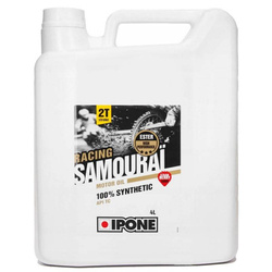 Olej IPONE Samourai Racing 2T  strawberry smell truskawka 4L+1L gratis